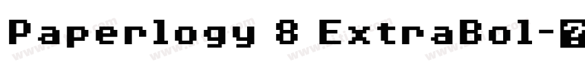 Paperlogy 8 ExtraBol字体转换
